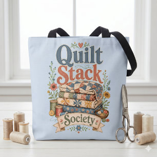 Quilt Stack Society Cottagecore Naaien Tote Bag