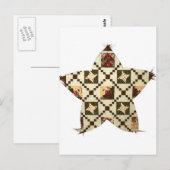Quilt Star Briefkaart (Voorkant / Achterkant)