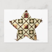 Quilt Star Briefkaart (Voorkant)