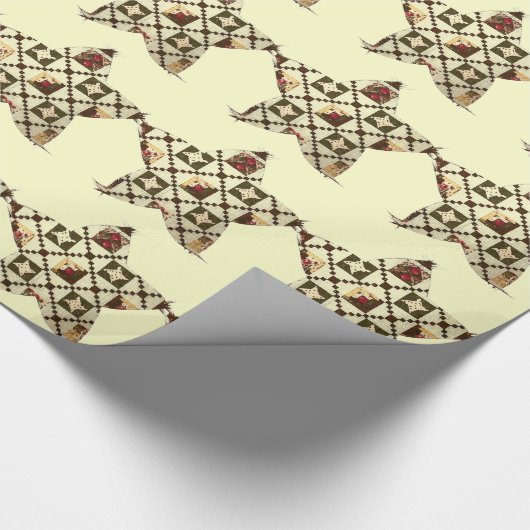 Quilt Star Cadeaupapier (Hoek)