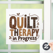 Quilt Therapie in Uitvoering Naai Ambachtliefhebbe Raamsticker (Huis)