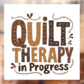 Quilt Therapie in Uitvoering Naai Ambachtliefhebbe Raamsticker (Vel 2)