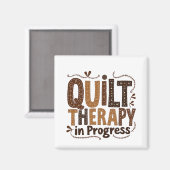 Quilt Therapy in het proces naaien ambacht liefheb Magneet (Voorkant / Achterkant)