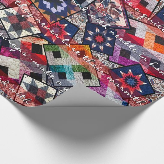 QUILT WRAPPING PAPIER - GLOSSY - QUOTES (Hoek)