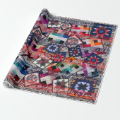 QUILT WRAPPING PAPIER - GLOSSY - QUOTES (Uitgerold)