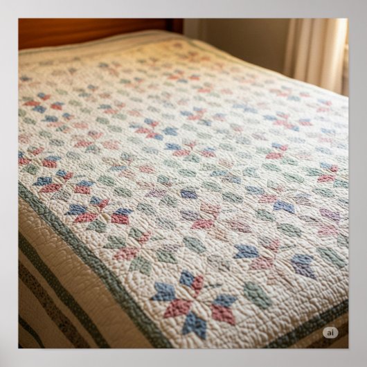  quiltafbeelding poster (Voorkant)