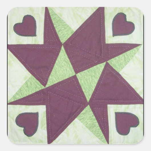 Quiltblok Stickers (Voorkant)