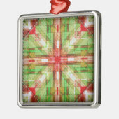 Quiltblokken serie #1 metalen ornament (Links)