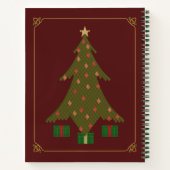 Quilted Christmas Spiral Notitieboek (Achterkant)