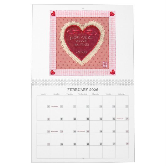 Quilted Comfort Inspirerend elk jaar kalender (Feb 2026)