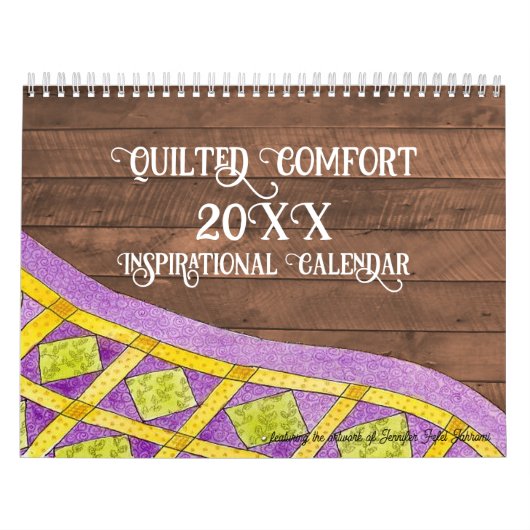 Quilted Comfort Inspirerend elk jaar kalender (Hoes)