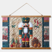 Quilted Design Notenkraker Kerstmis Hangend Wandkleed (Voorkant)