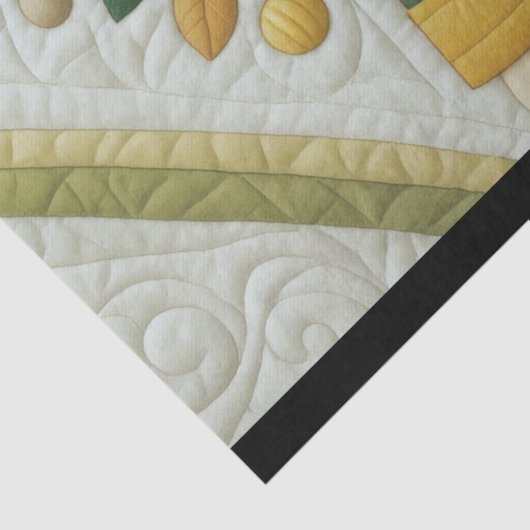 Quilted Design Notenkraker Kerstmis Tissuepapier (Detail)