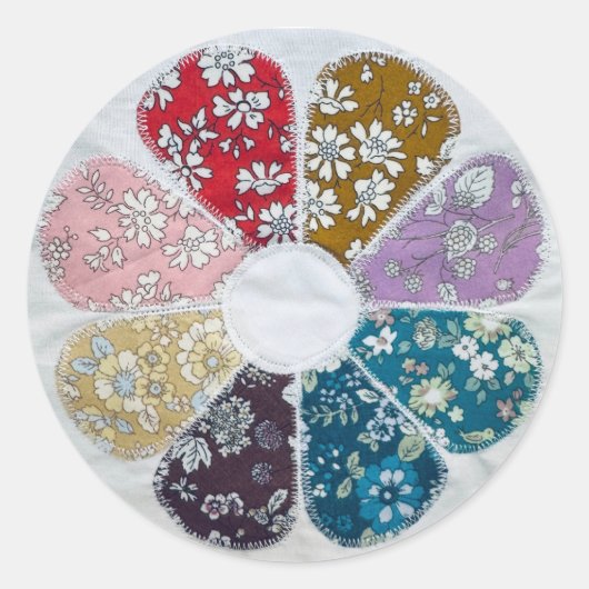 Quilted Dresden Sticker (Voorkant)