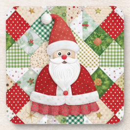 Quilted Look Santa Bier Onderzetter