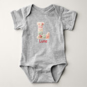 Quilted Patchwork Initiaal L Kinderkamer Romper (Voorkant)