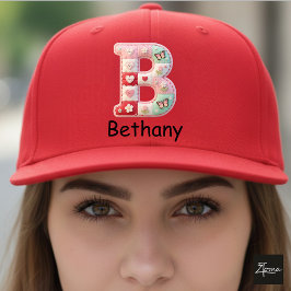 Quilted Patchwork Initial Letter B Nursery Trucker Pet