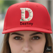 Quilted Patchwork Initial Letter D Nursery Trucker Pet