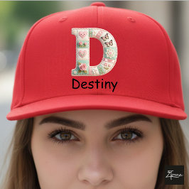 Quilted Patchwork Initial Letter D Nursery Trucker Pet