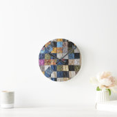 Quilted Pocket Design Ronde Klok (Huis)