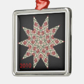 Quilted Star Pattern Ornament (Links)