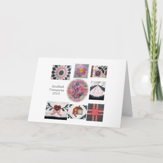 Quilted Treasures 2019 2 Kaart (Voorkant)