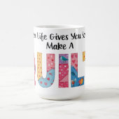 Quilten Als het leven je restjes geeft, maak dan e Koffiemok (Center)