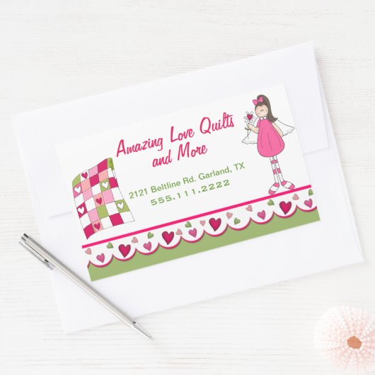 Quilten Business Custom Sticker (Envelop)