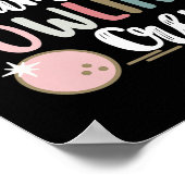 Quilten Grammy Bowling Bemanning Groep Bijpassende Poster (Hoek)