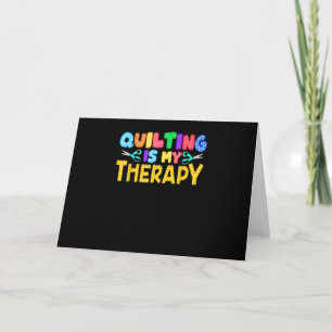 Quilten Is Mijn Therapie Verjaardagscadeaus Quil Kaart
