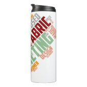 Quilten Montage Tumbler Thermosbeker (Geroteerd rechts)