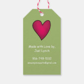 Quilten van zakelijke product Labels Cadeaulabel (Achterkant)