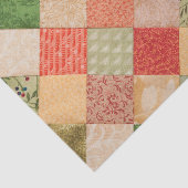 Quilten Vierkanten Kleurrijke Collage Patroon Tissuepapier (Detail)