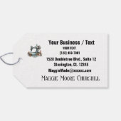 Quiltende Bedrijfskaart Cadeaulabel (Achterkant Horizontaal)