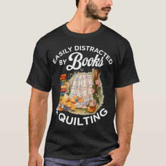 Quiltende Naaimachine Quilter Licht Afgeleid  T-shirt