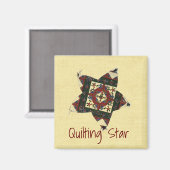 Quiltende Ster Magneet (Voorkant / Achterkant)
