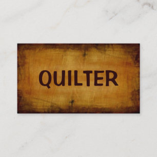 Quilter Antiek Visitekaartje