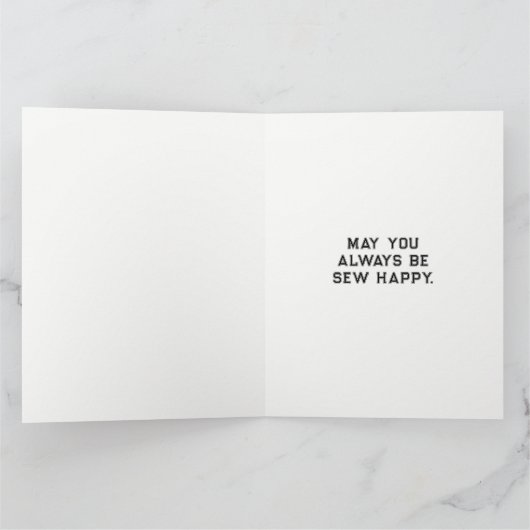 Quilter Birthday Kaart (Binnen)