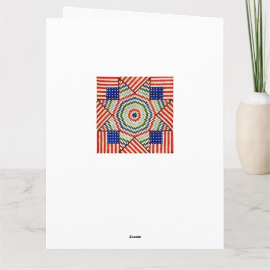 Quilter Birthday Kaart (Achterkant)