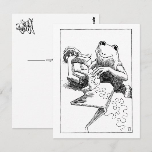 quilter briefkaart (Voorkant / Achterkant)