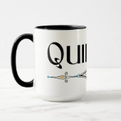 Quilter decoratieve lijn mok (Links)