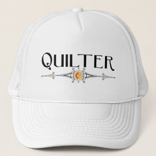 Quilter decoratieve lijn trucker pet