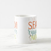 Quilter Fabric Seamstress Craft Quilting Sewer Fun Koffiemok (Center)