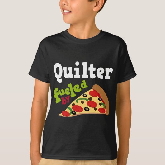 Quilter (Funny) Pizza T-shirt (Voorkant)