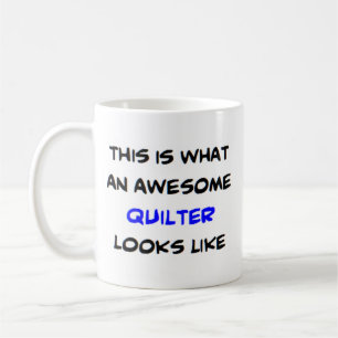 quilter, geweldige koffiemok