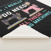 Quilter Gift | Ja Ik heb echt nodig Sherpa Deken (3/4)