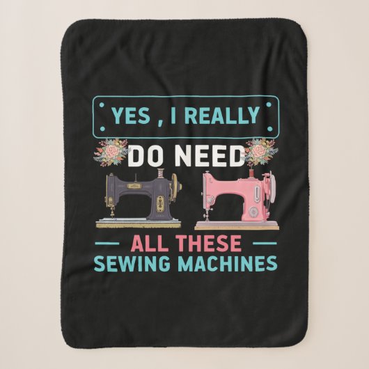 Quilter Gift | Ja Ik heb echt nodig Sherpa Deken (Voorkant)