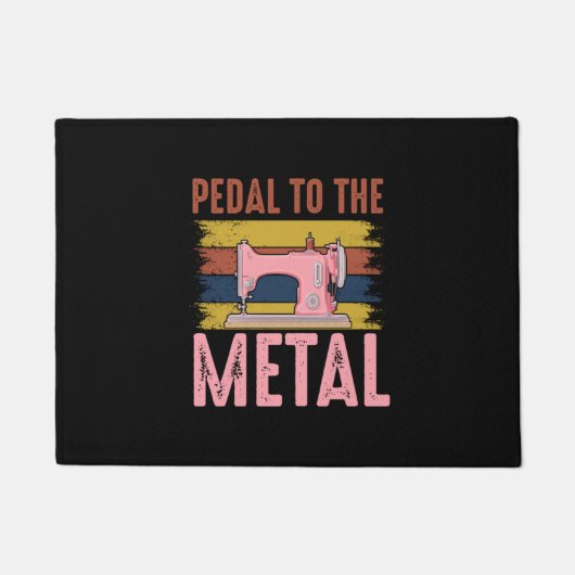 Quilter Gift Pedal To The Metal Deurmat (Voorkant)