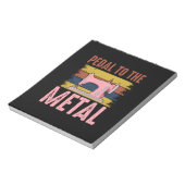 Quilter Gift Pedal To The Metal Notitieblok (Linkerzijde)