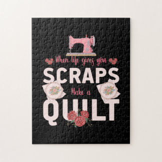 Quilter Gift | Wanneer het leven u scheurt Legpuzzel